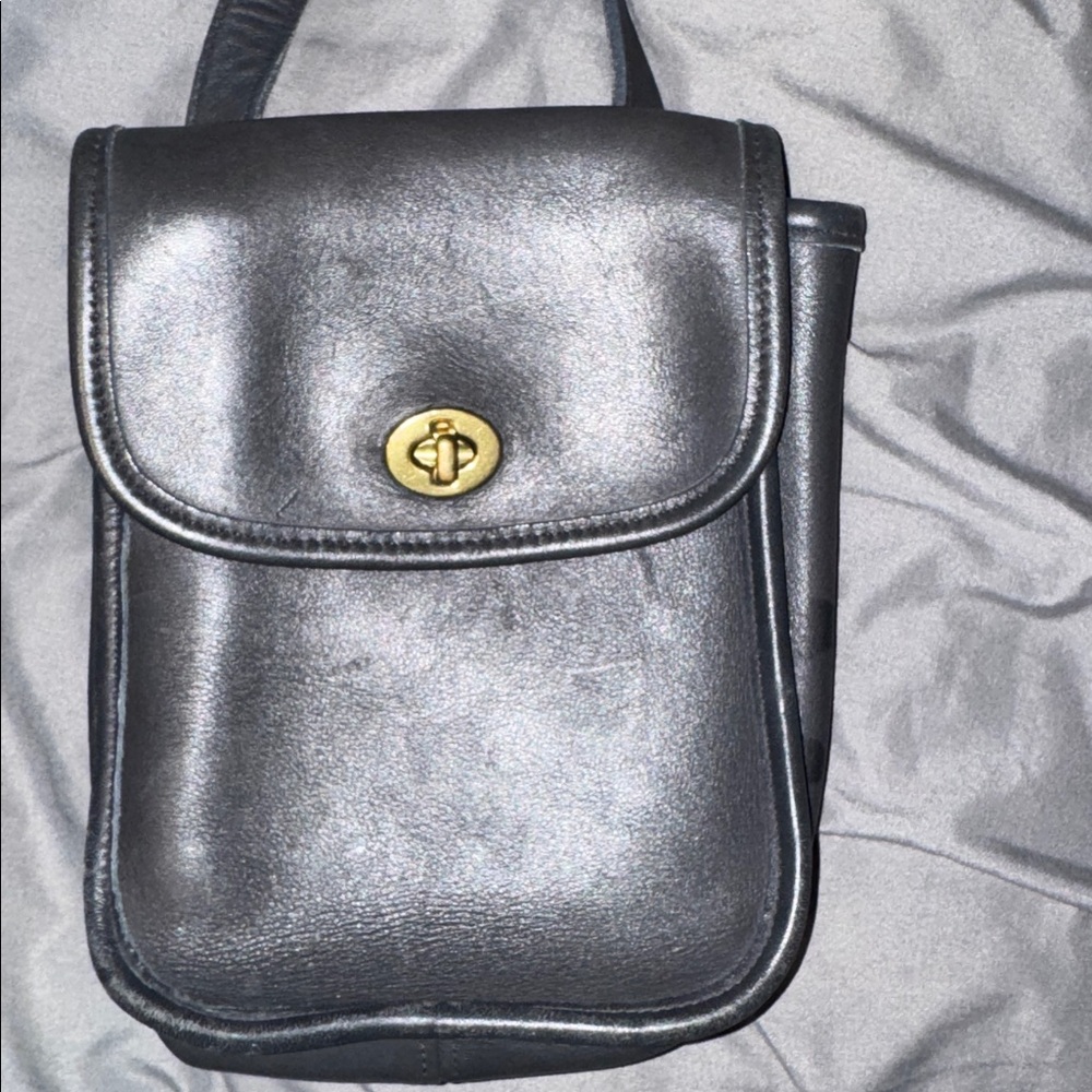 VINTAGE Coach Scooter Crossbody Bag with Adjustable Strap